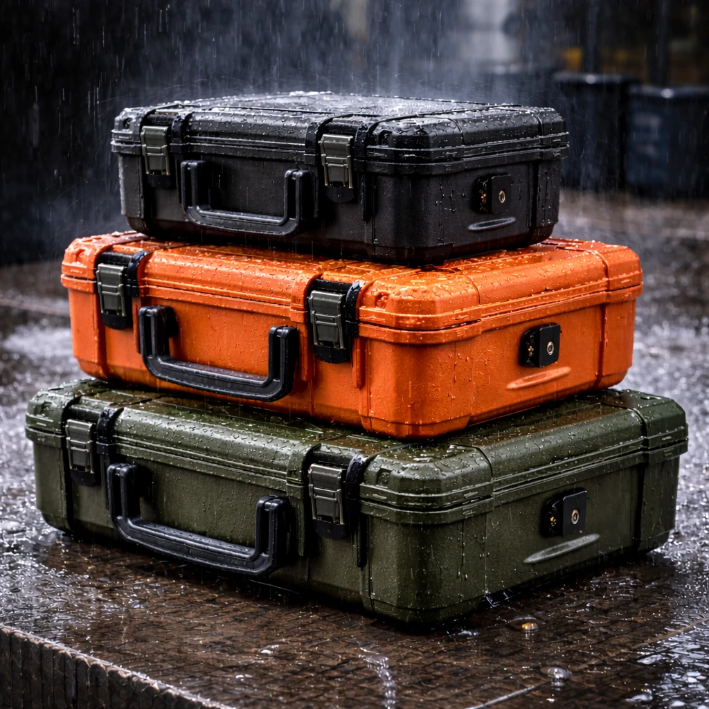 Geschlossene Premium Kunststoffkoffer